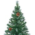 VIDAXL - vidaXL Arbre de Noël artificiel avec pommes de pin 180 cm - vignette