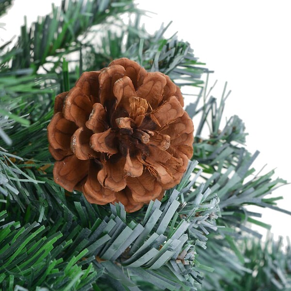 VIDAXL - vidaXL Arbre de Noël artificiel avec pommes de pin 180 cm - large