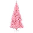 VIDAXL - vidaXL Sapin de Noël artificiel avec support rose 180 cm PVC - vignette