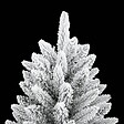 VIDAXL - vidaXL Sapin de Noël artificiel avec neige floquée 150 cm PVC et PE - vignette