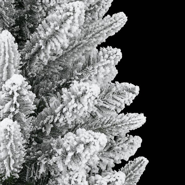 VIDAXL - vidaXL Sapin de Noël artificiel avec neige floquée 150 cm PVC et PE - large