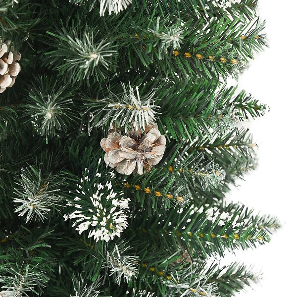 VIDAXL - vidaXL Sapin de Noël artificiel mince avec support 120 cm PVC - large
