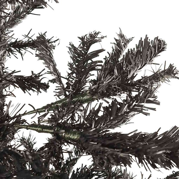 VIDAXL - vidaXL Sapin de Noël étroit Noir 240 cm - large