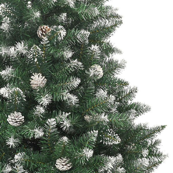 VIDAXL - vidaXL Sapin de Noël artificiel avec support 240 cm PVC - large