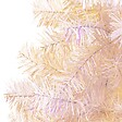 VIDAXL - vidaXL Sapin de Noël artificiel pointes iridescentes Blanc 240 cm PVC - vignette