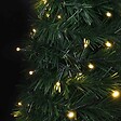 VIDAXL - vidaXL Sapin de Noël artificiel pré-éclairé avec guirlandes vert 210cm - vignette