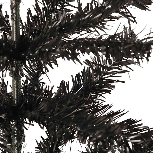 VIDAXL - vidaXL Sapin de Noël étroit Noir 150 cm - large