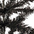 VIDAXL - vidaXL Sapin de Noël étroit Noir 150 cm - vignette