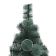 VIDAXL - vidaXL Sapin de Noël artificiel avec support Vert 150 cm PET - vignette