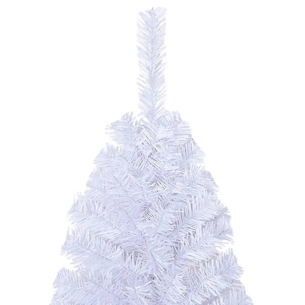 VIDAXL - vidaXL Arbre de Noël artificiel avec branches épaisses blanc 240cm PVC - large