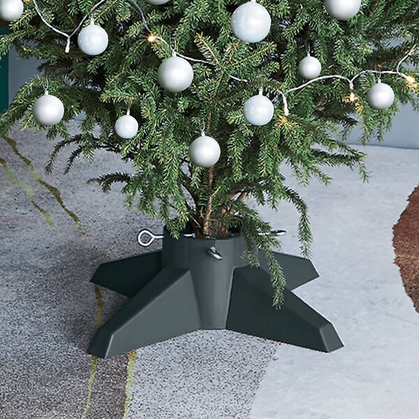 VIDAXL - vidaXL Support de sapin de Noël Vert 55,5x55,5x15 cm - large