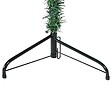 VIDAXL - vidaXL Demi sapin de Noël artificiel mince avec support Vert 210 cm - vignette