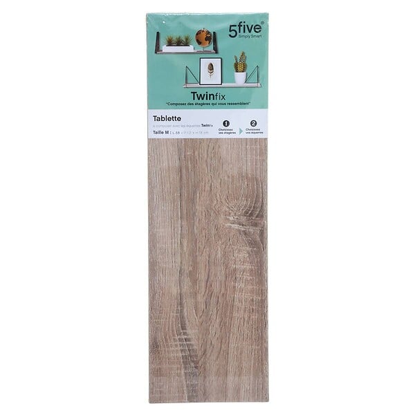 5 FIVE SIMPLY SMART - Étagère murale twinfix 58 cm - large