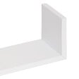 5 FIVE SIMPLY SMART - Lot de 3 Étagères murales flottantes coloris Blanc Fixations invisibles - vignette