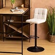 ATMOSPHERA - Lot de 2 tabourets de bar "Delek" beige 104x52x45cm - vignette