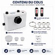 GT MARKET - Broyeur sanitaire WC, pompe de relevage 600 watts - vignette