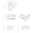 THALASSOR - COSY 40 - Lave-mains d'angle en Solid Surface 40 x 40 x 20(h) cm - vignette