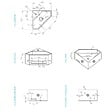THALASSOR - COSY 35 - Lave-mains d'angle en Solid Surface 35 x 35 x 20(h) cm - vignette