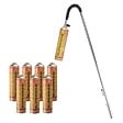 KEMPER - Désherbeur thermique brule herbes + 8 Cartouches de gaz 330g Chalumeau à gaz polyvalent Mauvaises Herbes, Allume Barbecue KEMPER - vignette