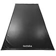 TECTAKE - Tapis de sol garage antidérapant en caoutchouc imperméable noir avec raclette 5x2 4 m facile à nettoyer - vignette