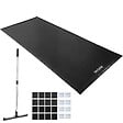TECTAKE - Tapis de sol pour garage noir antidérapant imperméable avec raclette 5,5 x 2,4 m extraction télescopique nettoyage facile - vignette