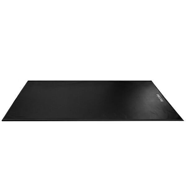 TECTAKE - Tapis de sol pour garage noir antidérapant imperméable avec raclette 5,5 x 2,4 m extraction télescopique nettoyage facile - large