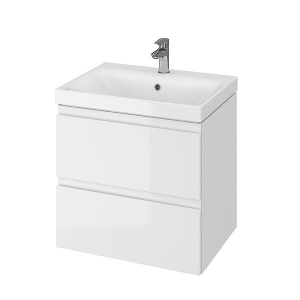 CERSANIT - Meuble de salle de bain-60x45cm-Blanc-Moduo - large