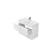 CERSANIT - Meuble salle de bain-80x37.5cm-Gain de place-Blanc Brillant-Moduo Slim - vignette