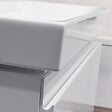 CERSANIT - Meuble salle de bain-80x37.5cm-Gain de place-Blanc Brillant-Moduo Slim - vignette
