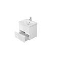 CERSANIT - Meuble salle de bain-50x35cm-Gain de place-Blanc Brillant-Moduo Slim - vignette