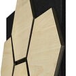 TECTAKE - Lot 4 panneaux acoustiques en mdf chêne clair effet bois absorption acoustique efficace mur - vignette