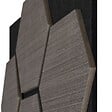 TECTAKE - Lot 6 panneaux acoustiques en mdf en bois chêne gris absorption acoustique efficace 76 x 62 x 1,8 cm - vignette