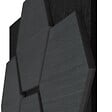 TECTAKE - Lot 6 panneaux acoustiques en mdf chêne noir absorption en feutre nid dabeille - vignette