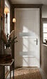 GD MENUISERIES - Bloc Porte izi Blanc H204 x L93 Poussant Gauche Côtes Tableau - vignette