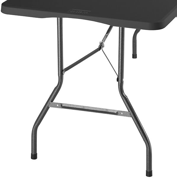 TECTAKE - Table de camping pliable gris anthracite avec poignée de transport résistante aux intempéries 180 x 70 x 74 cm - large