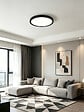 plafonnier led 24 w noir - vignette