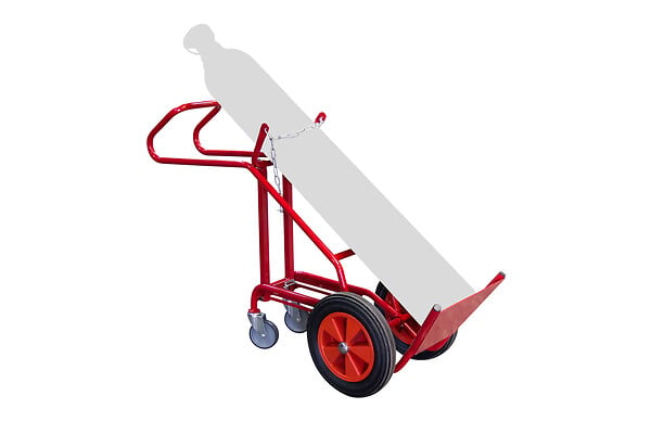 FIMM - Fimm - Diable Porte Bouteille Charge 250 Kg Avec Béquille Escamotable à˜ Roues Pn 400 Mm - large
