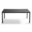 OVIALA - Table de jardin en aluminium 8 places 180 cm gris anthracite - Ajaccio - vignette