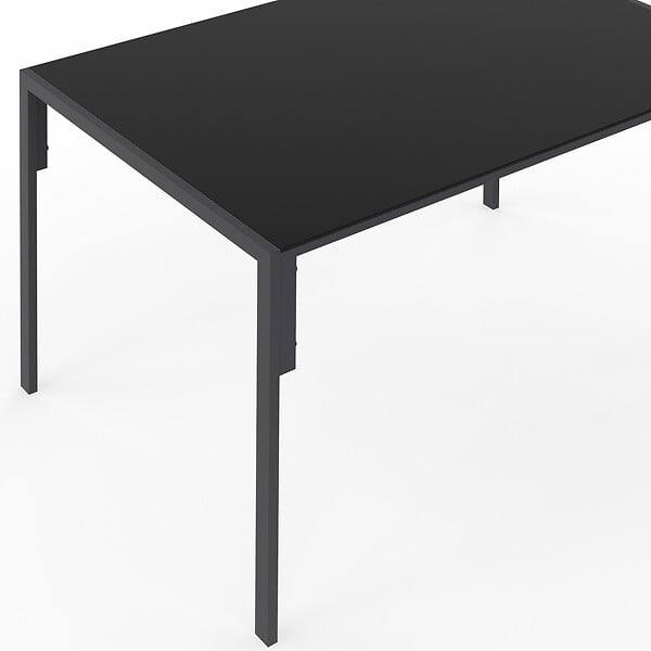 ID MARKET - Salon de jardin repas NAYLA 8 places d'angle en métal et coussins gris avec table à manger, canapé d'angle, banquette, tabourets - large