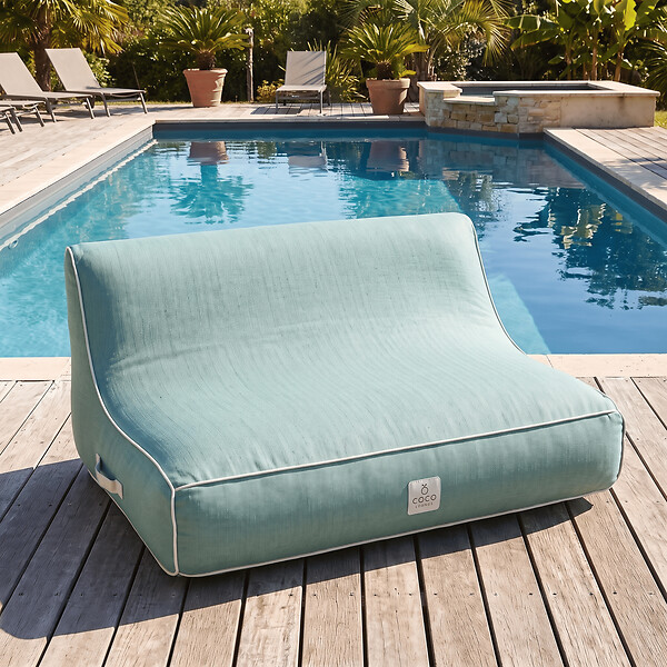 COCO LOUNGE - Canapé de jardin gonflable ALIZÉ Collection Soge - vert d'eau - large