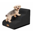 VOUNOT - Escalier pour chien et chat en mousse haute densite et housse lavable 57x40x40cm noir - vignette