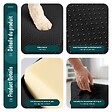 VOUNOT - Escalier pour chien et chat en mousse haute densite et housse lavable 40x40x30cm noir - vignette
