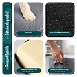 VOUNOT - Escalier pour chien et chat en mousse haute densite et housse lavable 40x40x30cm gris - vignette