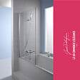 JACOB DELAFON - Pare-bain Struktura 1 volet pivotant chrome - vignette