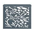 ID MARKET - Cache climatiseur en métal gris anthracite LIS protection unité extérieur 95 x 50 x 80 cm - vignette