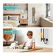 EMKE - EMKE Sèche-serviettes électrique 120x12,4 cm, 145W, Radiateur Salle de Bain WiFi App/Alexa, Chauffage carbone, Gris - vignette