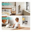 EMKE - EMKE Sèche-serviettes électrique 115x21,6 cm, 220W, Radiateur Salle de Bain WiFi App/Alexa, Chauffage carbone, Gris - vignette
