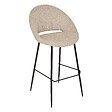 ATMOSPHERA - Lot de 2 Tabouret de bar Amago beige 54x52cm - vignette