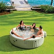 INTEX - PURE SPA OLIVE 8 PLACES - Rond - vignette