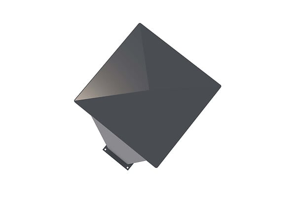 CASANOOV - Casanoov Lot de 4 poteaux EIFEL 15x15 en alu H.166  cm - Gris anthracite - large